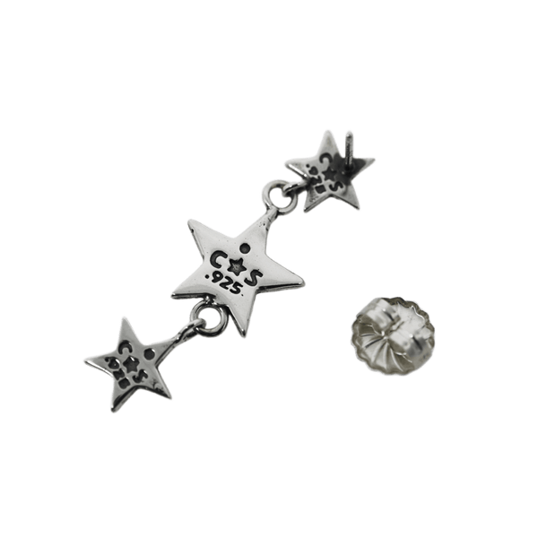 Cody Sanderson 3 Star Dangling Earring - Native Feather