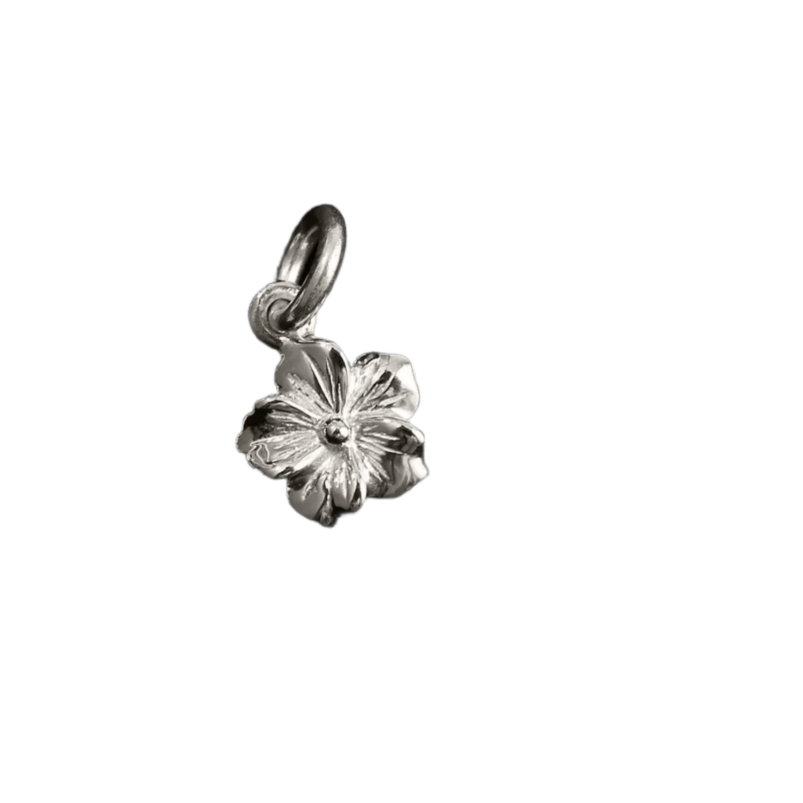 First Arrow&#39;s Silver Flower Metal Pendant (M)