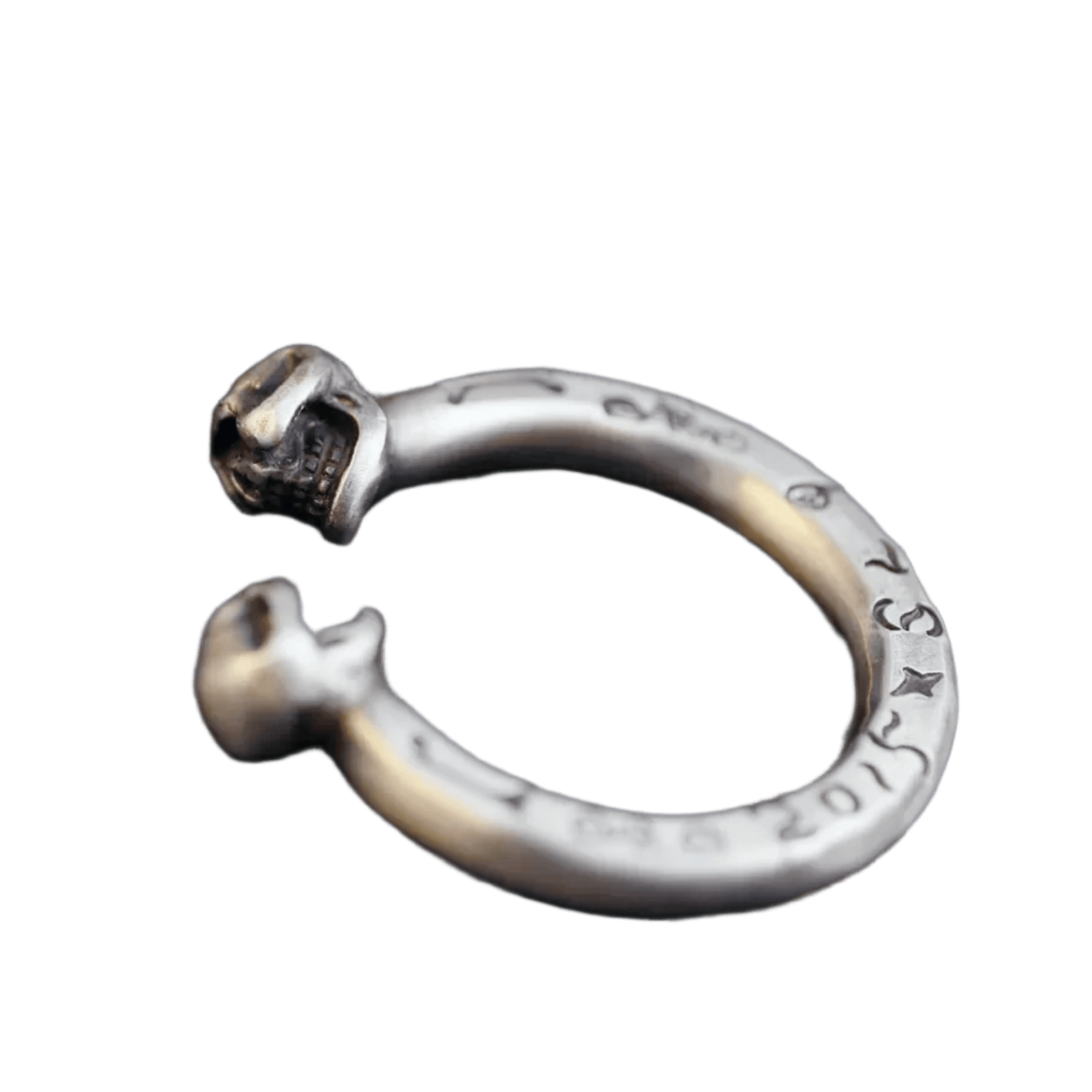 Stop Light Co SV 2 Skull Ring