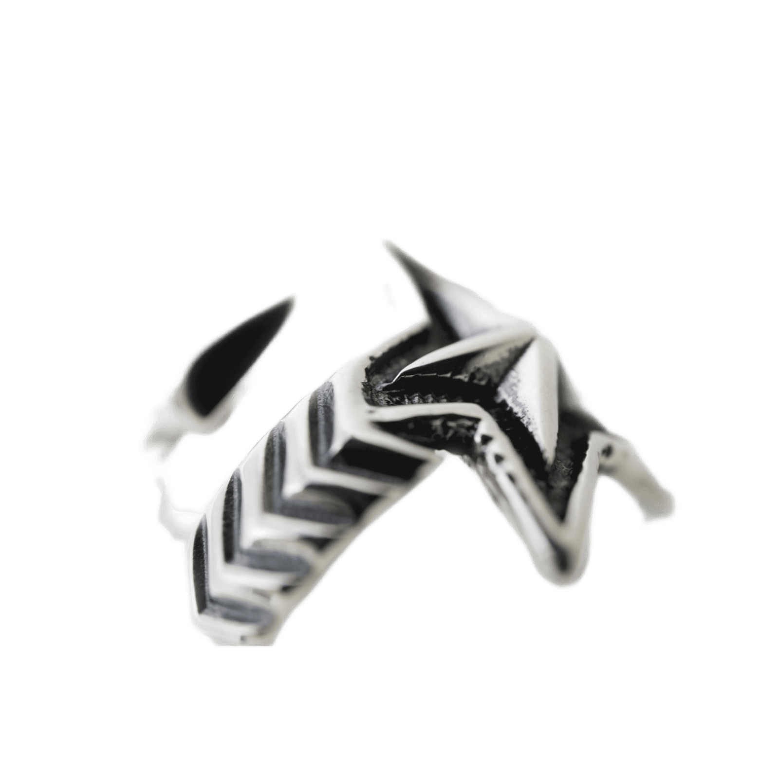 Cody Sanderson Double Large Arrow Large Star Ring - Native Feather Cody Sanderson Double Large Arrow Large Star Ring - Native Feather