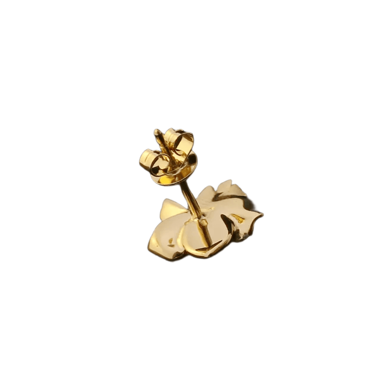 First Arrow&#39;s 18k Gold Flower M Pierced Earring