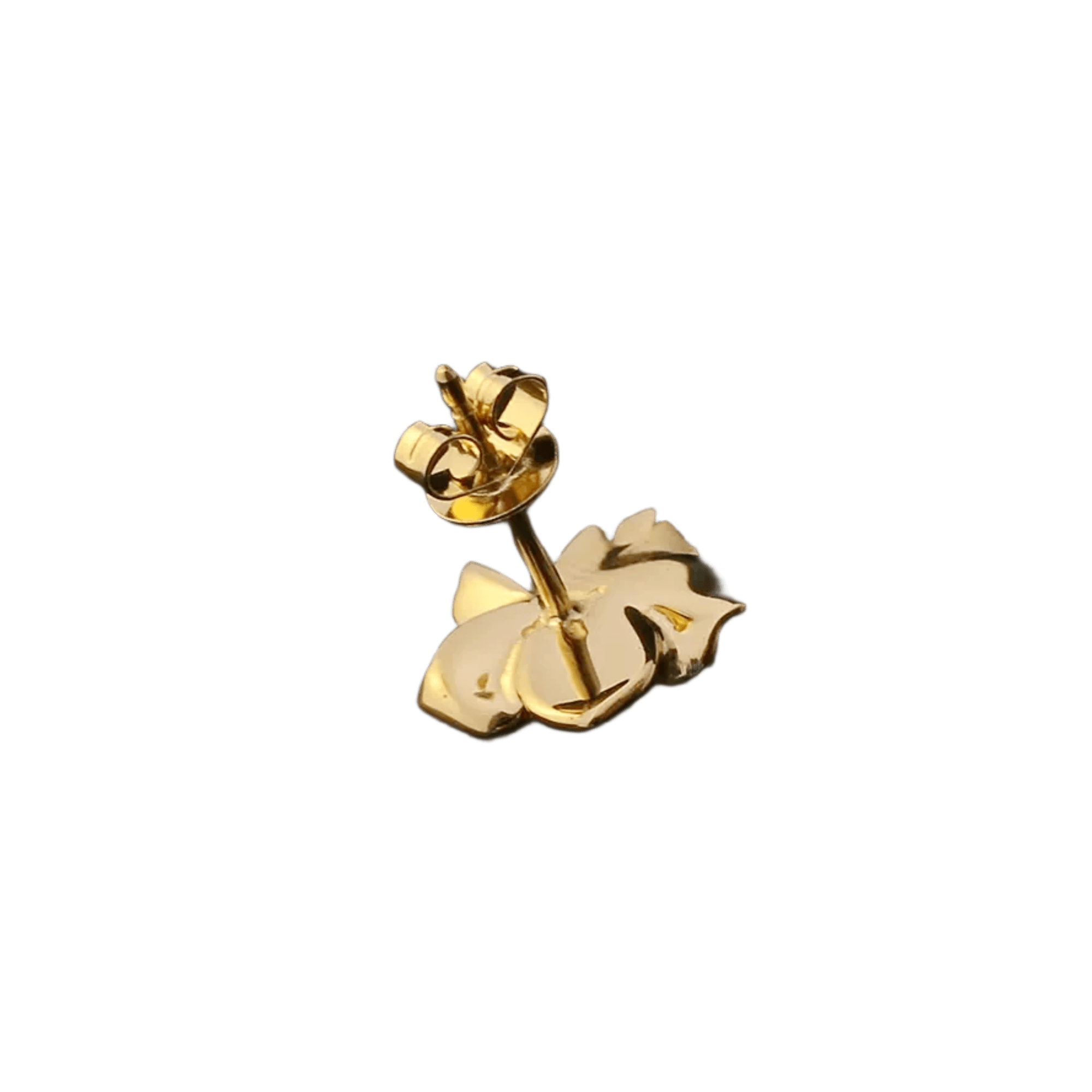 First Arrow&#39;s 18k Gold Flower M Pierced Earring