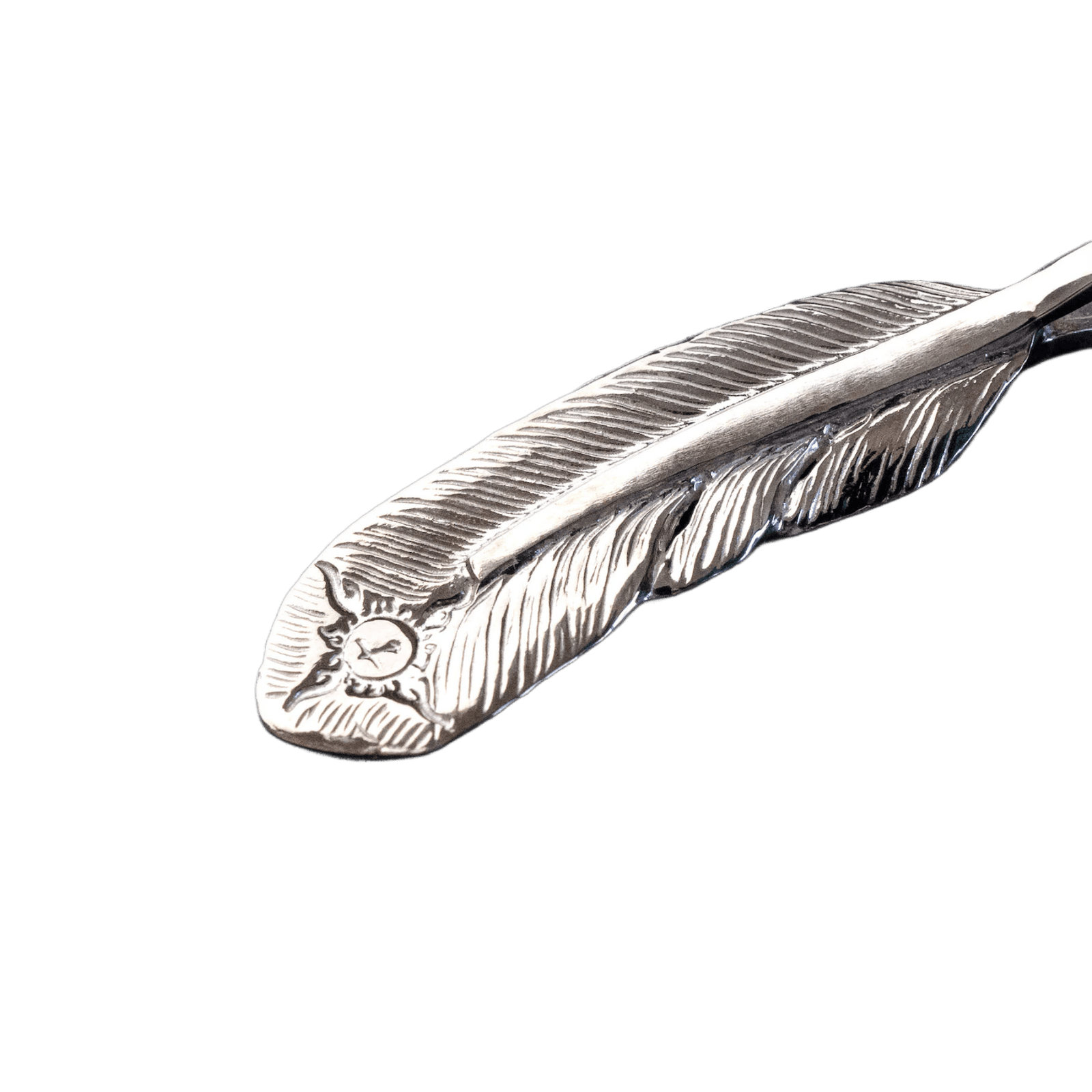 First-Arrow's Small Feather Silver Pendant - Native Feather | 日本 First-Arrow's Small Feather Silver Pendant - Native Feather | 日本