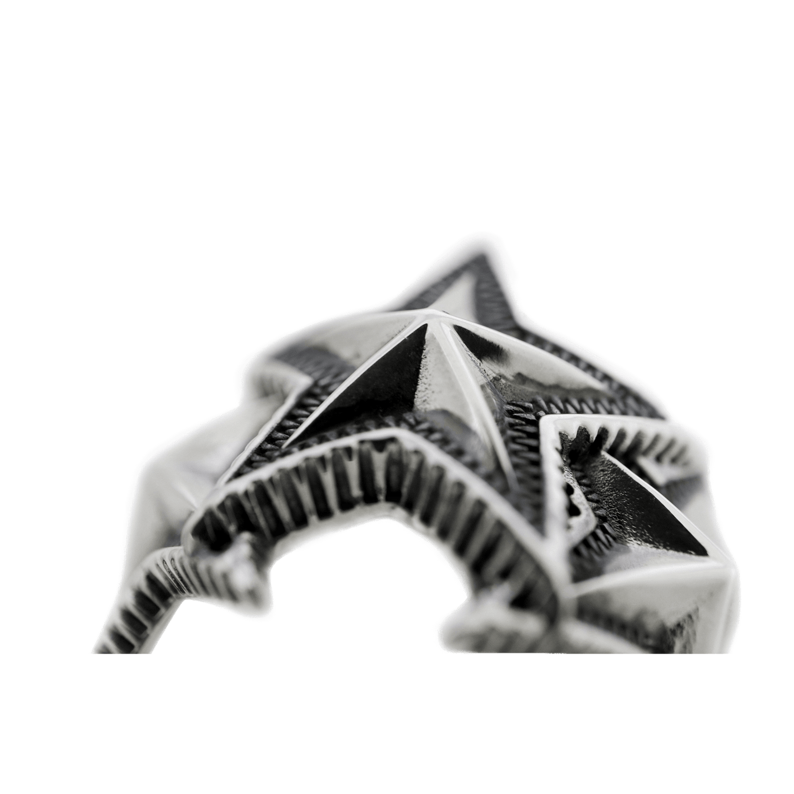 Cody Sanderson 3 Interlocking Star Ring - 2 - Native Feather Cody Sanderson 3 Interlocking Star Ring - 2 - Native Feather