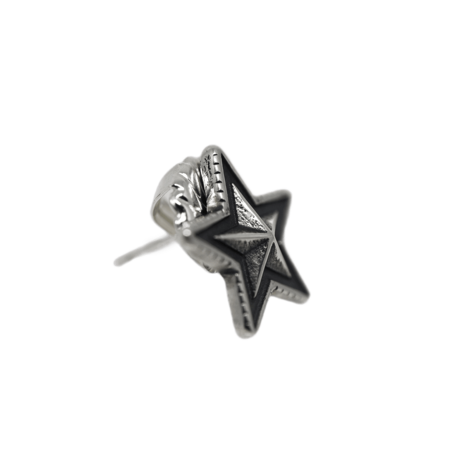 Cody Sanderson Large Star Stud Pierced Earring - Native Feather Cody Sanderson Large Star Stud Pierced Earring - Native Feather