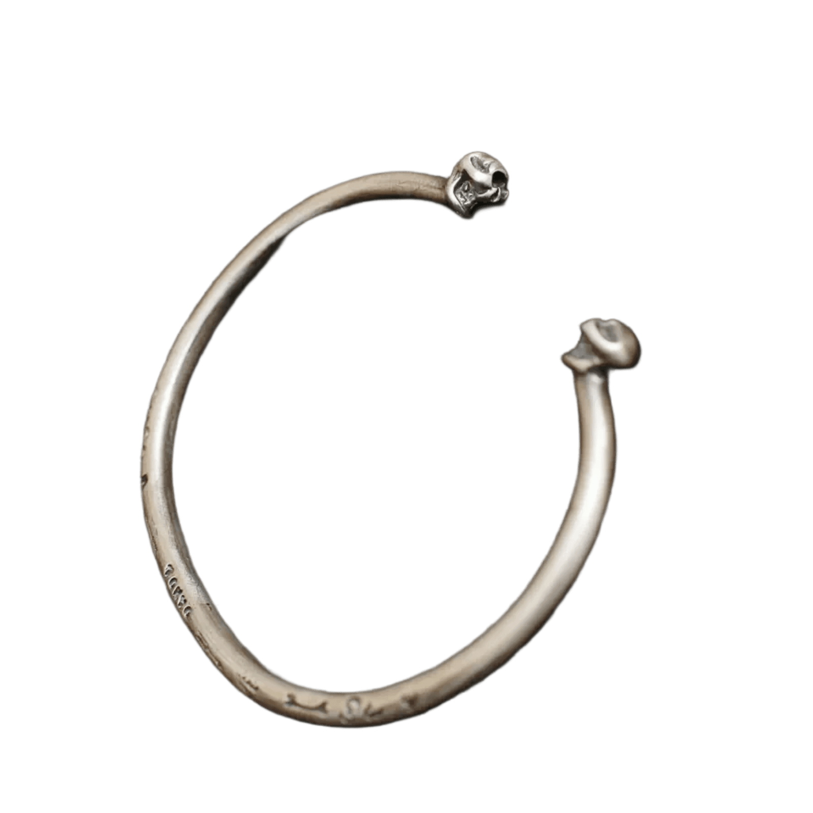 アクセサリー Stop Light co. Extra Heavy Skull Bangle Stop Light Co SV 2 Skull Bracelet - Native Feather | 日本の