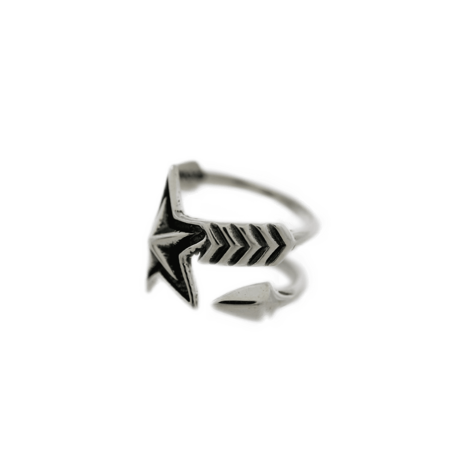 Cody Sanderson Double Large Arrow Large Star Ring - Native Feather Cody Sanderson Double Large Arrow Large Star Ring - Native Feather