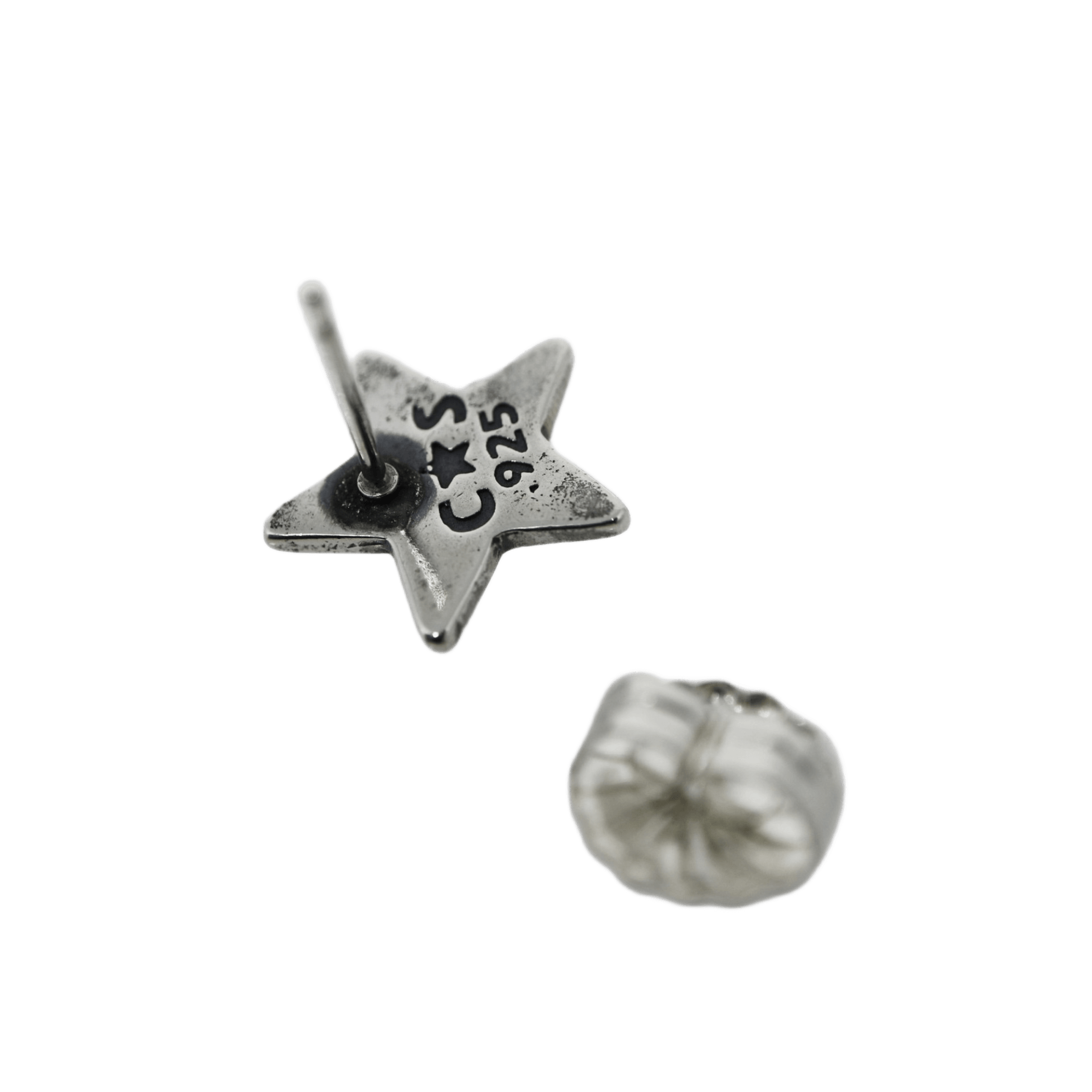 正規品 CODY SANDERSON シルバー STAR PIERCE ピアス Cody Sanderson Large Star Stud Pierced Earring - Native