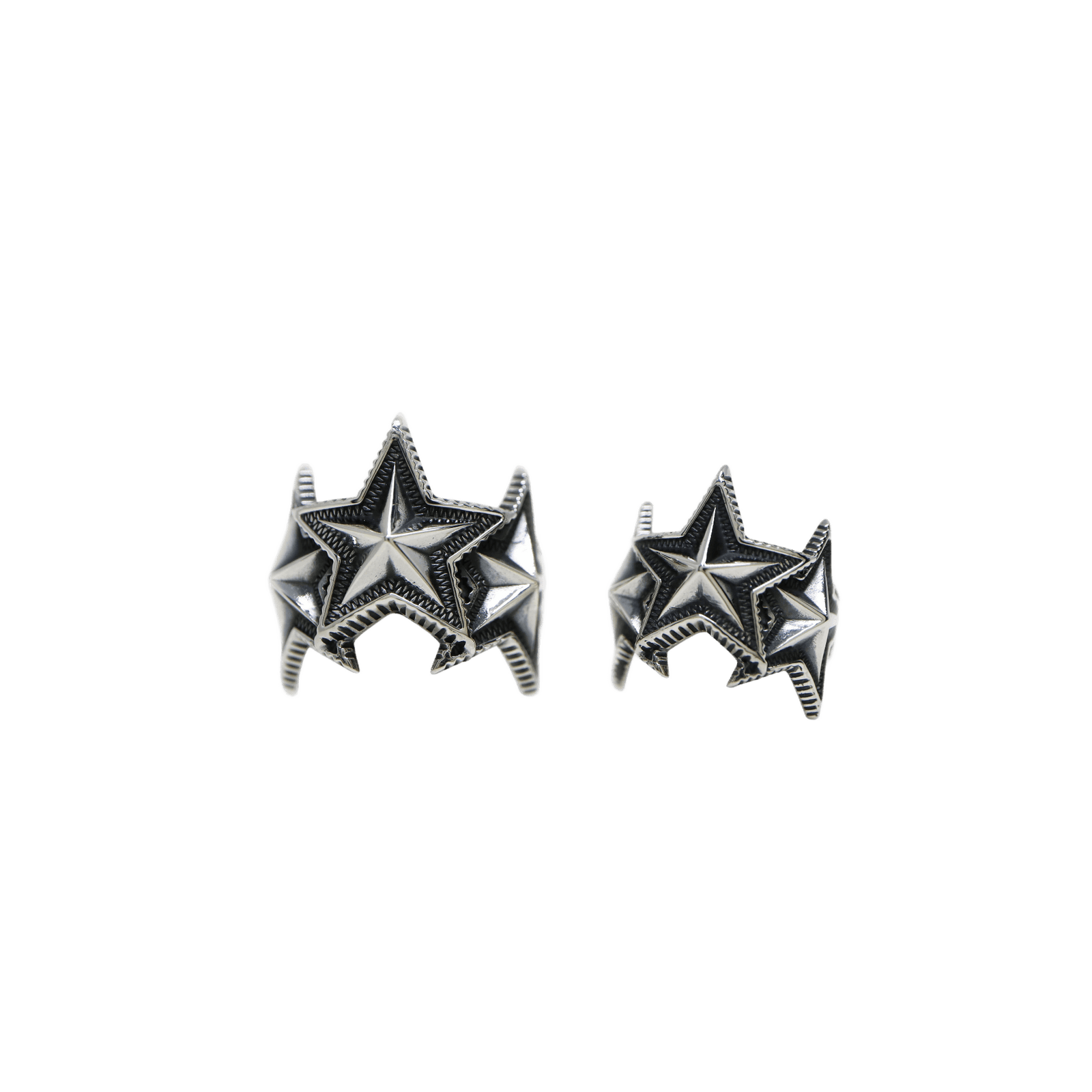 Cody Sanderson 3 Interlocking Star Ring - 2 - Native Feather Cody Sanderson 3 Interlocking Star Ring - 2 - Native Feather