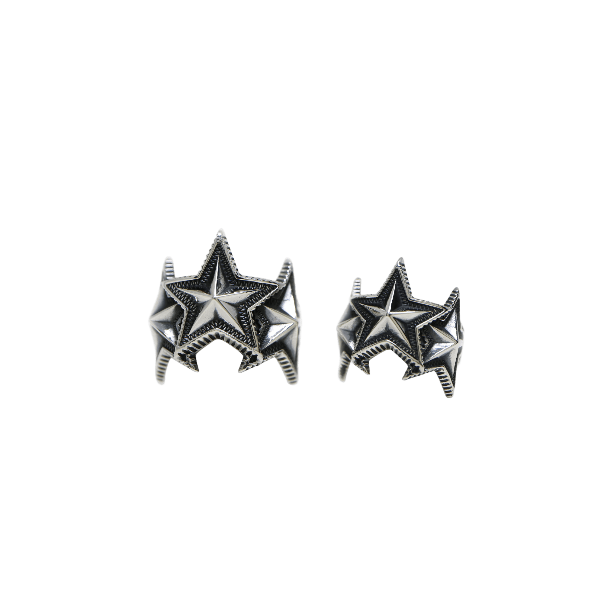 CODY SANDERSON コディサンダーソン 3Star Dangling Cody Sanderson 3 Interlocking Star Ring - 2 - Native Feather