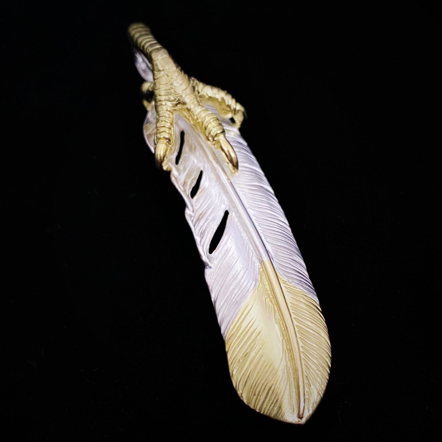 Goro's Gold Feather Pendants - Native Feather | 日本のGoro's Goro's Gold Feather Pendants - Native Feather | 日本のGoro's