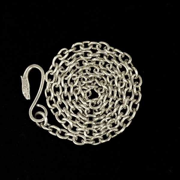 Goros Round Chain With Eagle Hook - Native Feather | 日本のGoro's