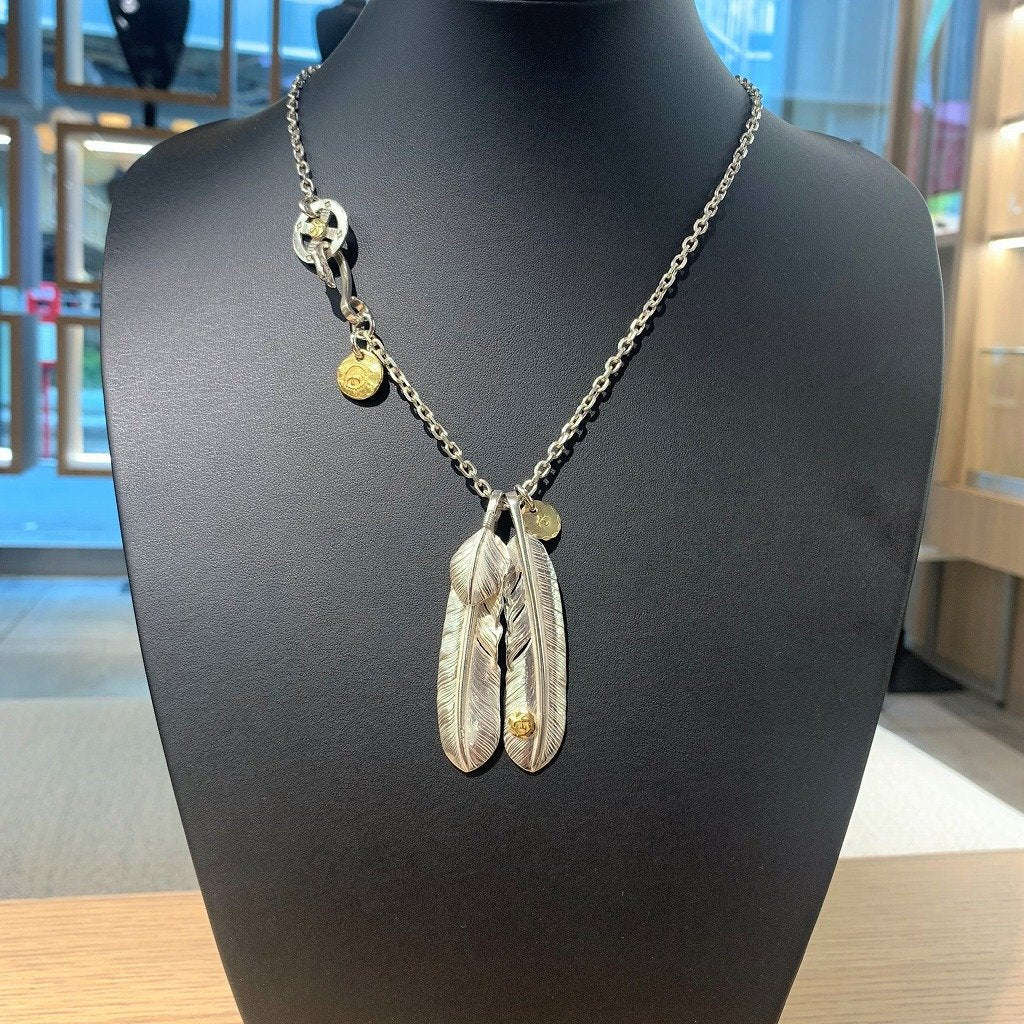 Goros Silver Top Feather (Left) (Xl) & Feather With Metal