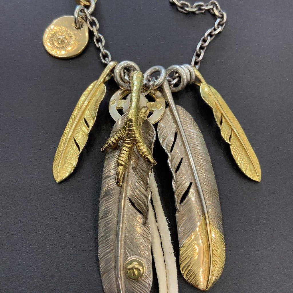 Goros Feather With Metal And Gold Claw (Left) (Xl) Setup