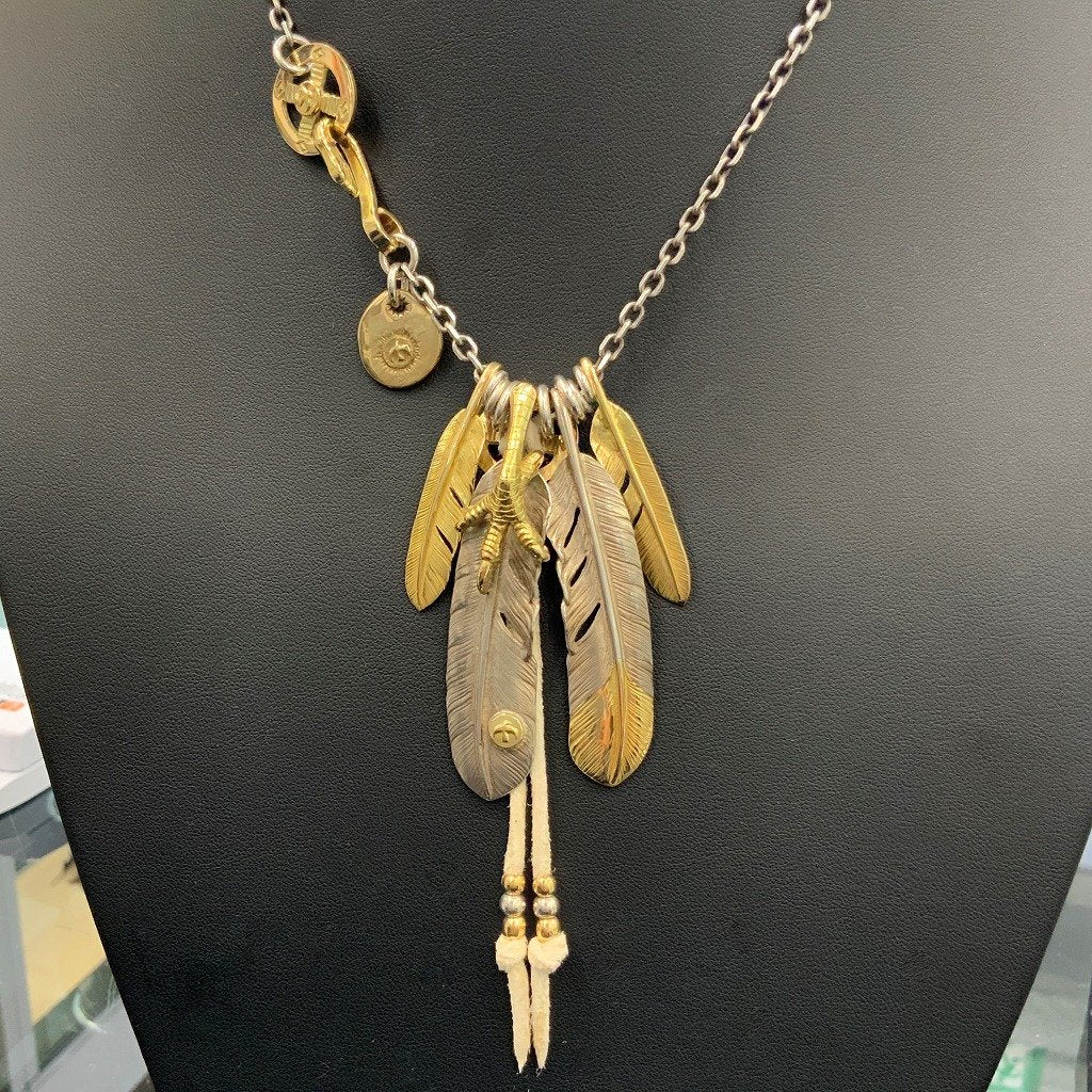 Goros Feather With Metal And Gold Claw (Left) (Xl) Setup
