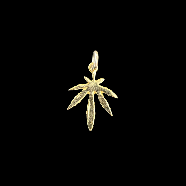 Goros Gold Grass Pendant - Small