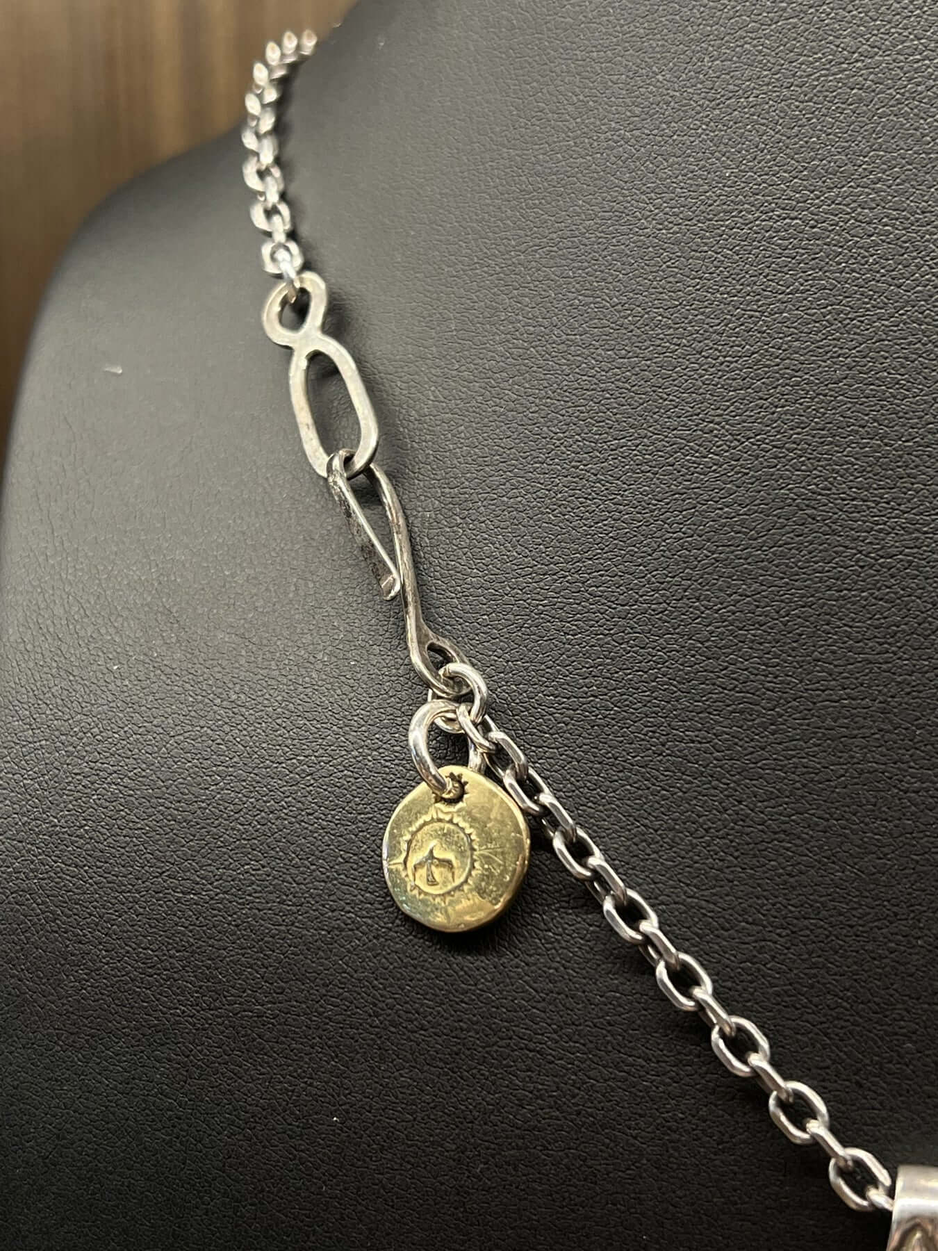 Goros Gold Rope Turquoise Spoon With Hook Chain Setup