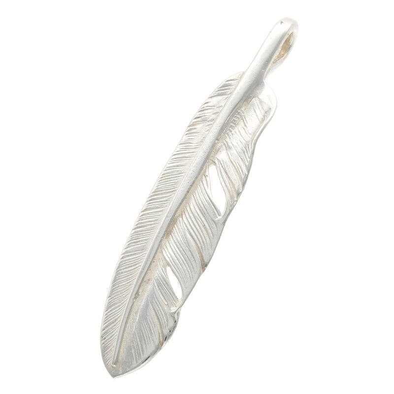 Silver Feather-Facing Left  | Goros Authorized Dealer