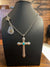 Goros Cross With Gold Rope Turquoise Setup