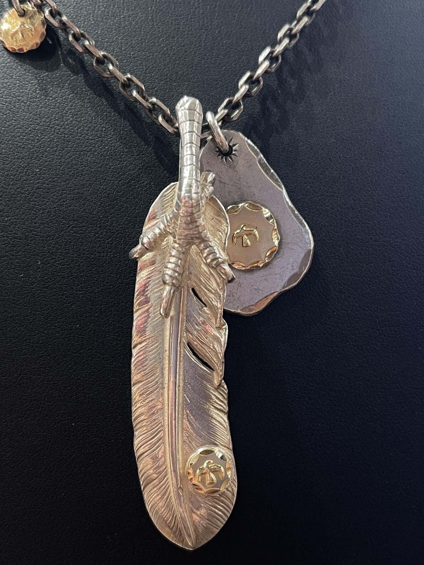 Goros Silver Claw Feather Setup With K18 Metal