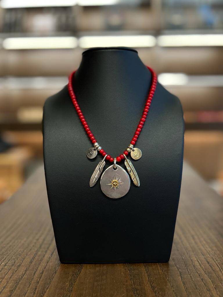 Goros Metal (M) With Antique Red Beads Setup
