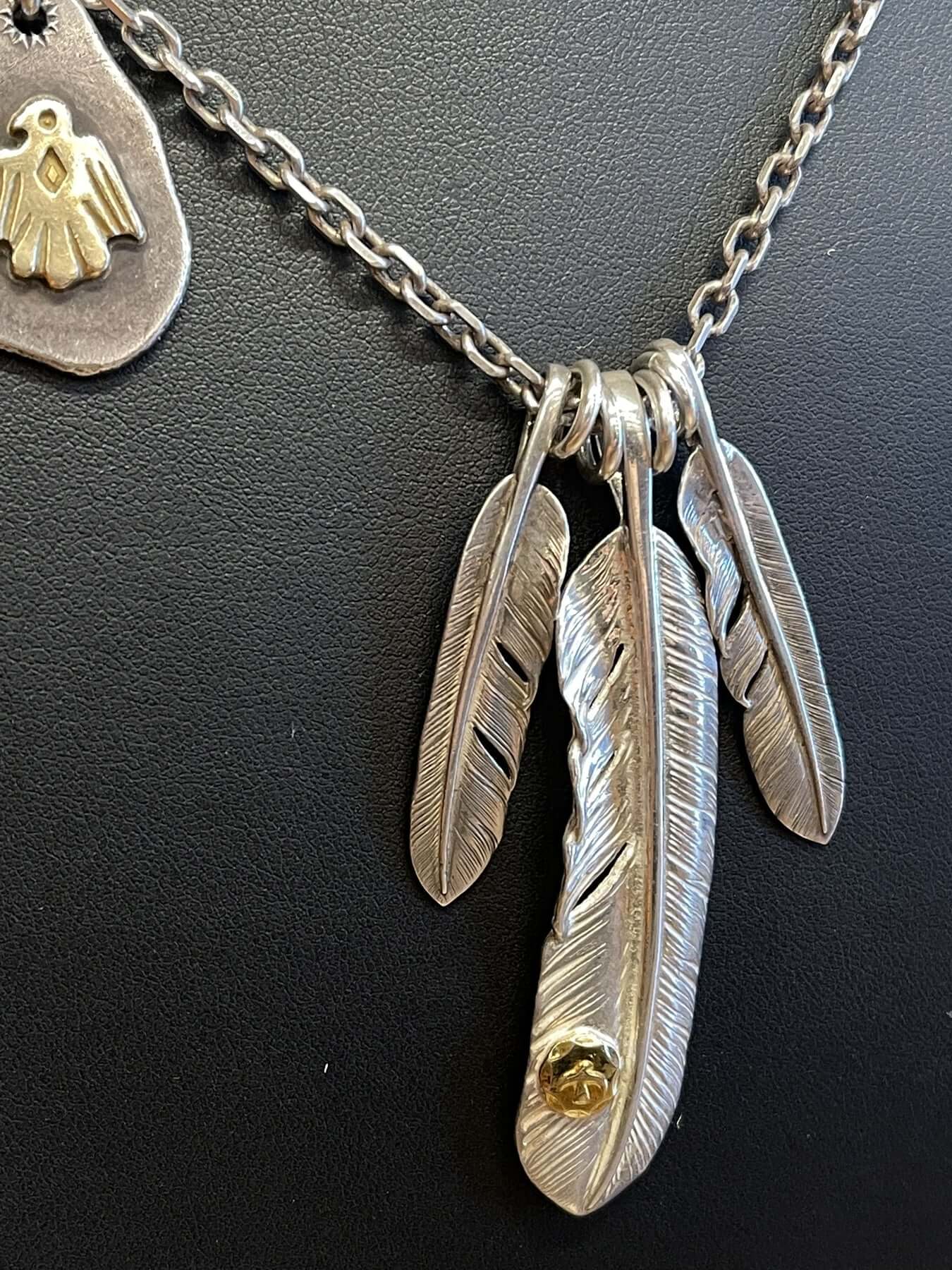 Goros Feather With Hook Chain Setup