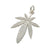 Silver Grass Pendant with K18 Gold-Large  | Goro&#39;s Authorized Dealer