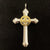 All Gold Wheel Cross Pendant - Silver &amp; Gold | Goros Authorized Dealer
