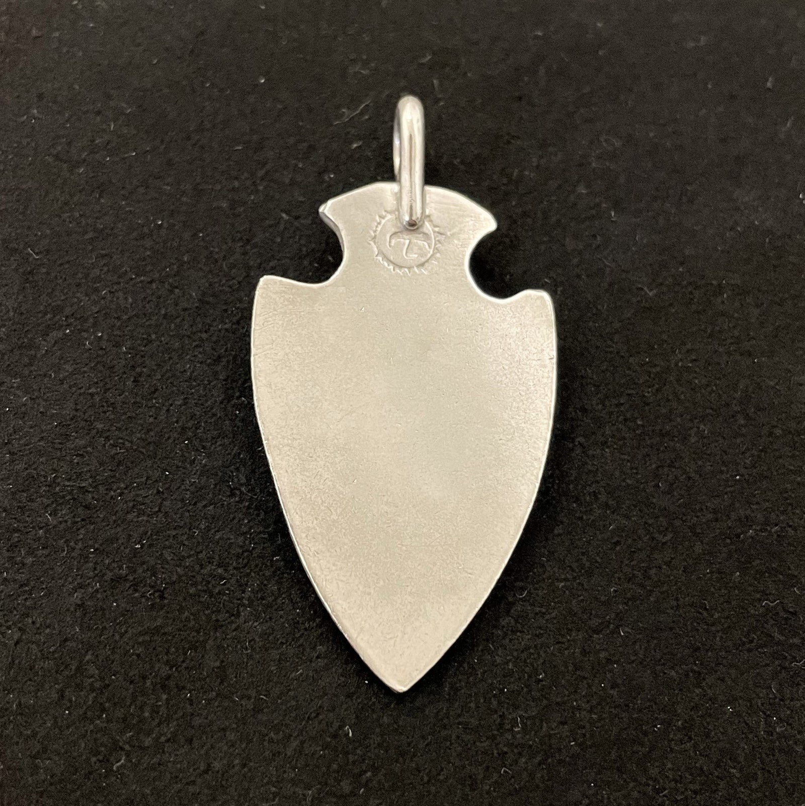 Arrowhead with K18 Gold-Metal on Side - Large | Goros Feather Authorized Dealer