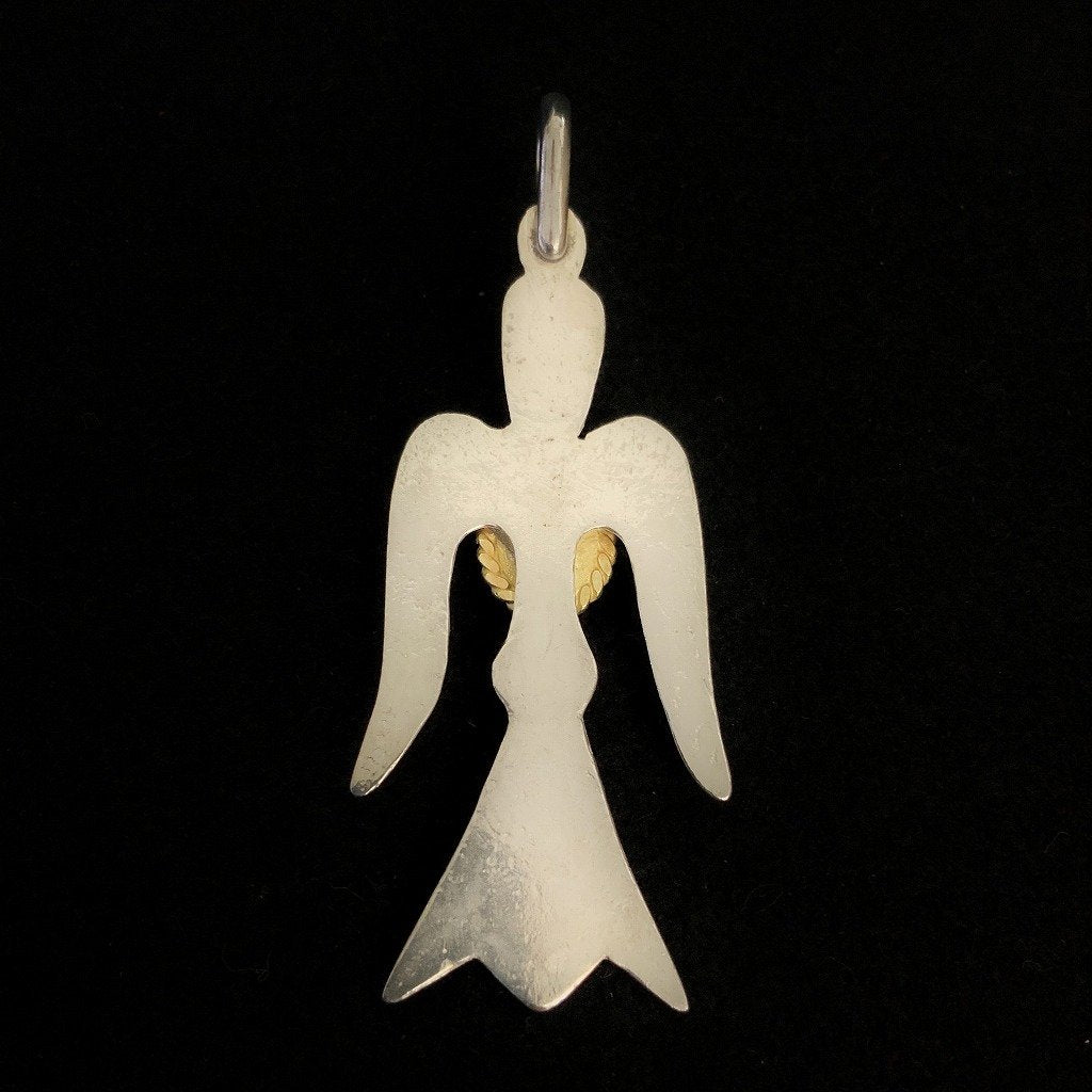 Bird Turquoise with Gold Rope - Silver and Gold | Goros Feather Authorized Dealer