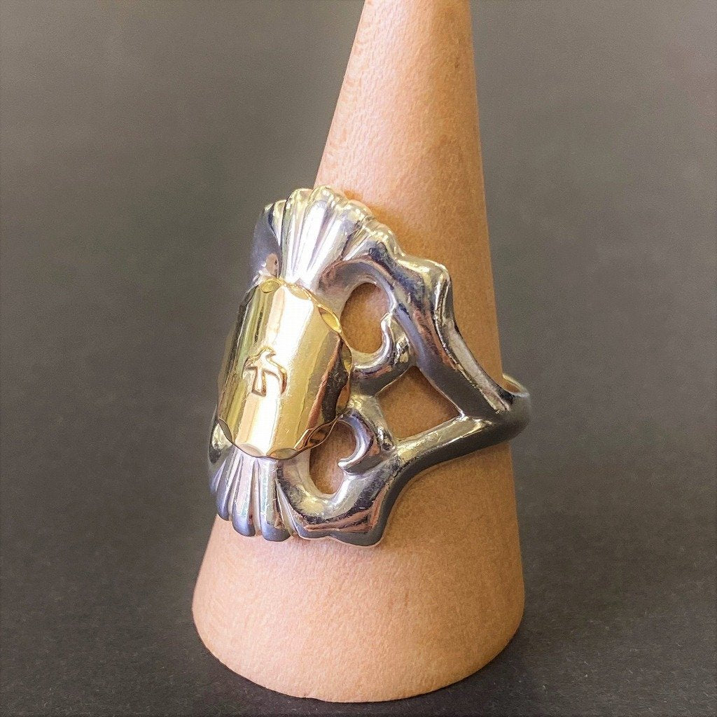 Cast Ring with 18K Gold | Goro&#39;s Feather Authorized Dealer