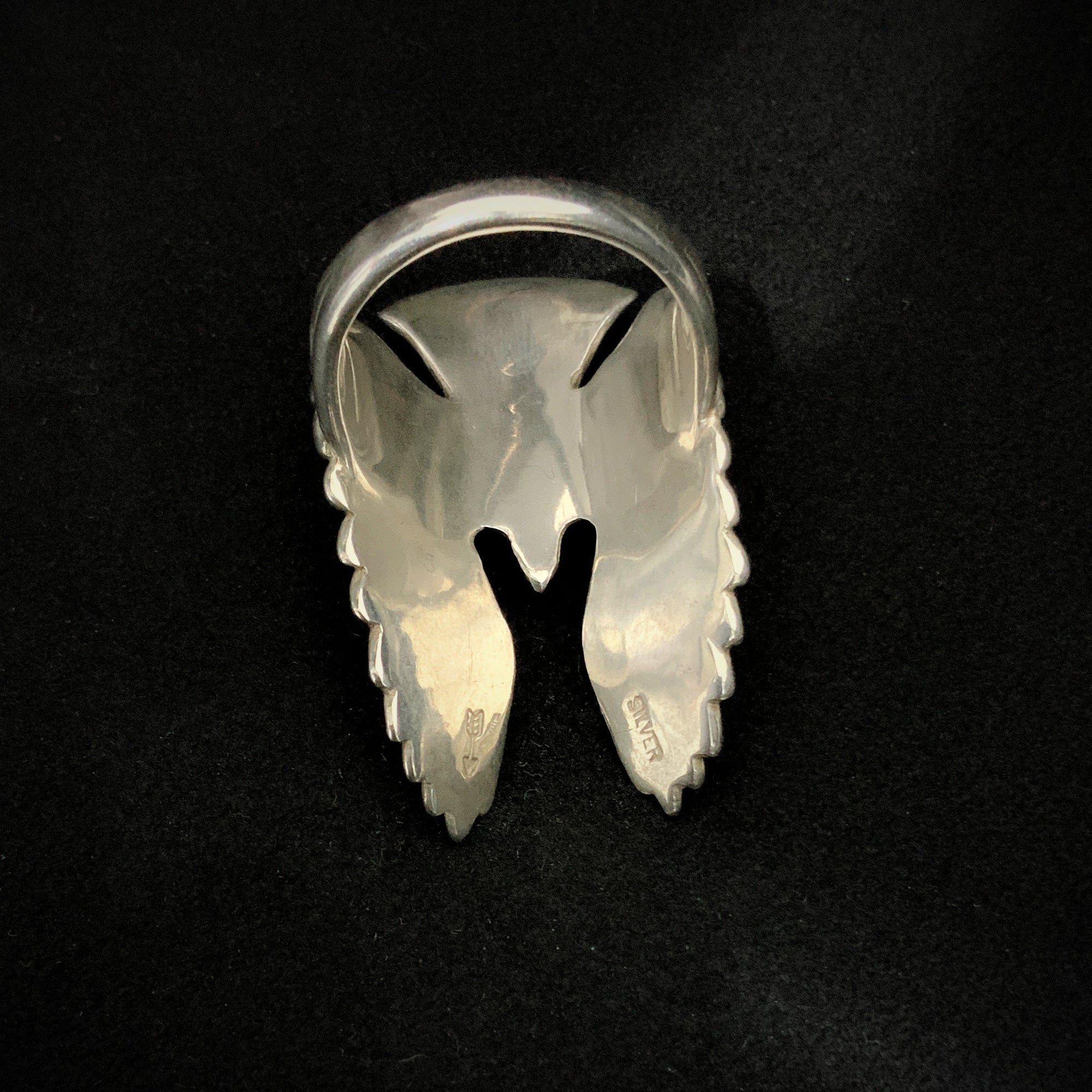 Eagle Ring with 18K Gold | Goro&#39;s Native Feather Authorized Dealer