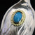 Gold Rope Turquoise Spoon - Silver and Gold | Goro&#39;s Feather Authorized Dealer