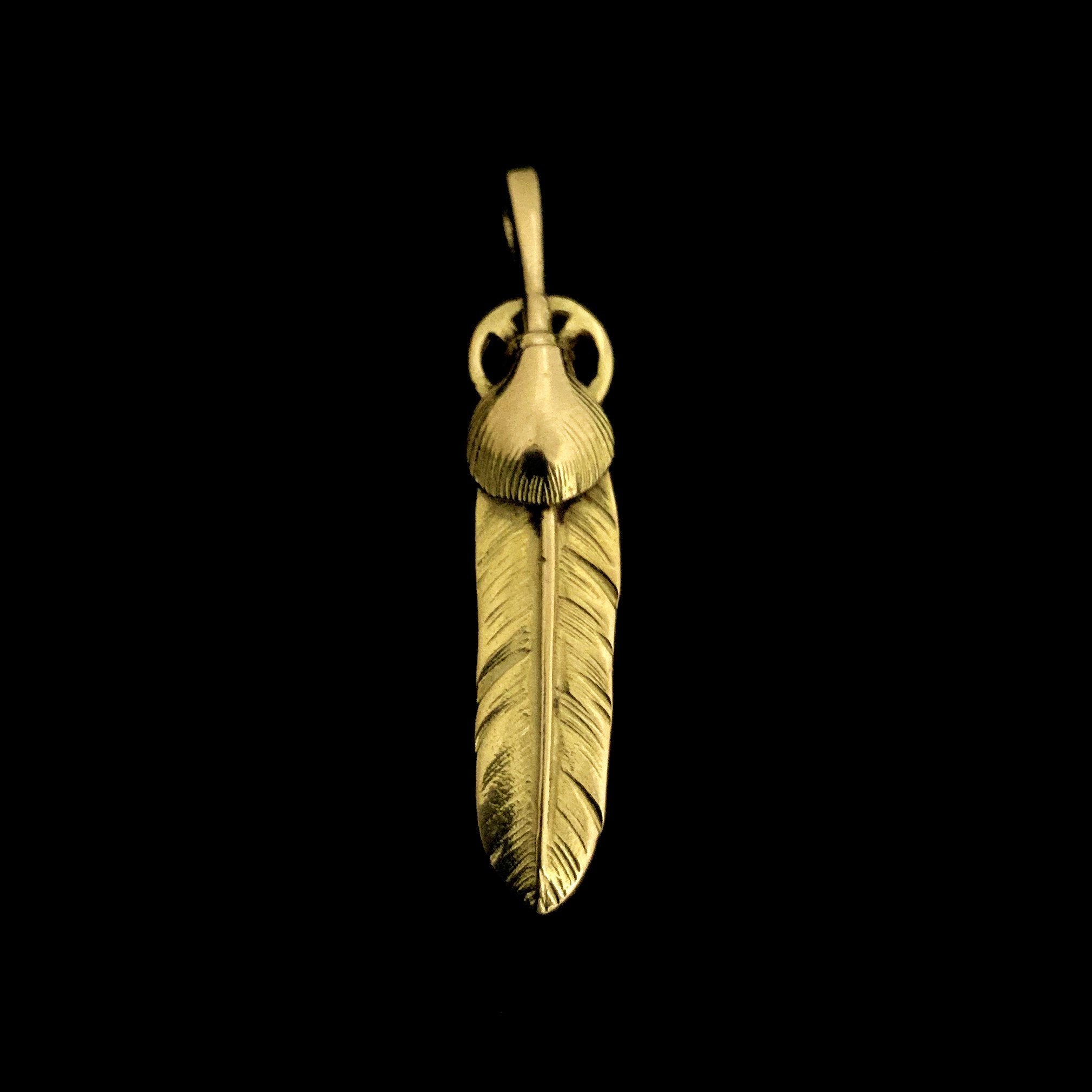 goro's シルバー ホイール ペンダント HeartWheelFeather-18KGold_1.