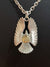 Goros Eagle Pendant With K18 Gold With Small Cornered Chain With Hook