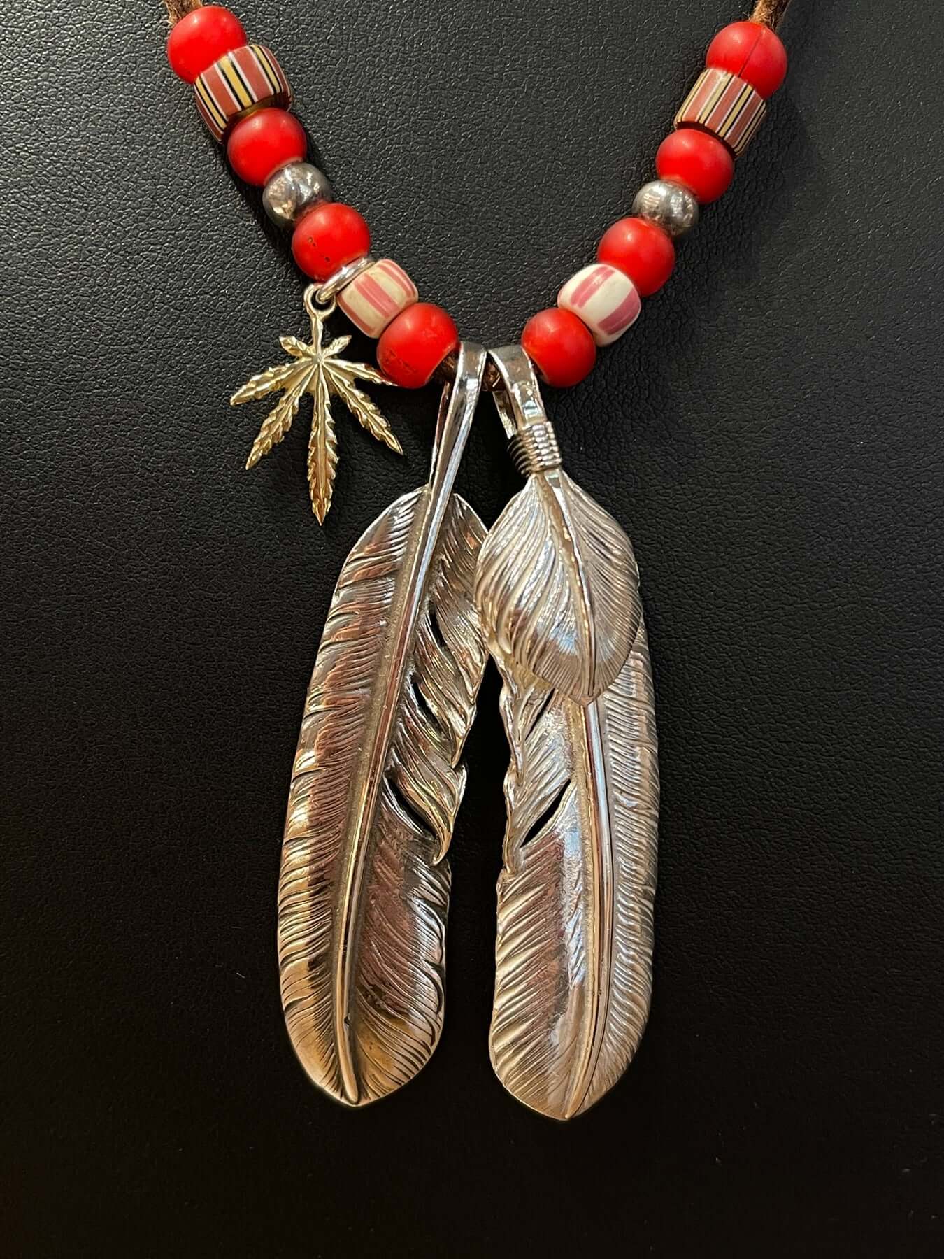 Goros Double Silver Feathers (Plain and Top Feather) Setup