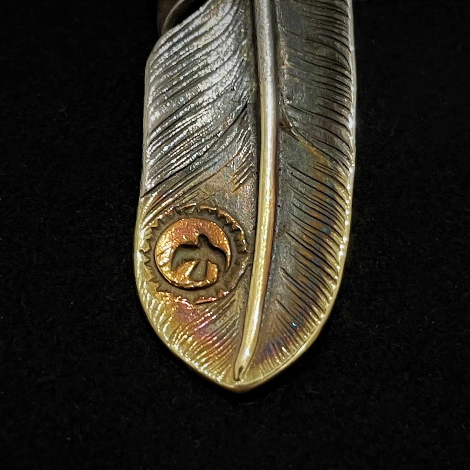 Goros XL Gold Feather + Claw L - Native Feather | 日本のGoro's専門店