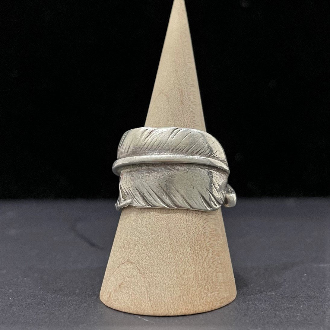 Silver Feather Ring  | Goros Authorized Dealer