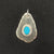 Silver Rope Turquoise Stamp - Metal  | Goros Authorized Dealer