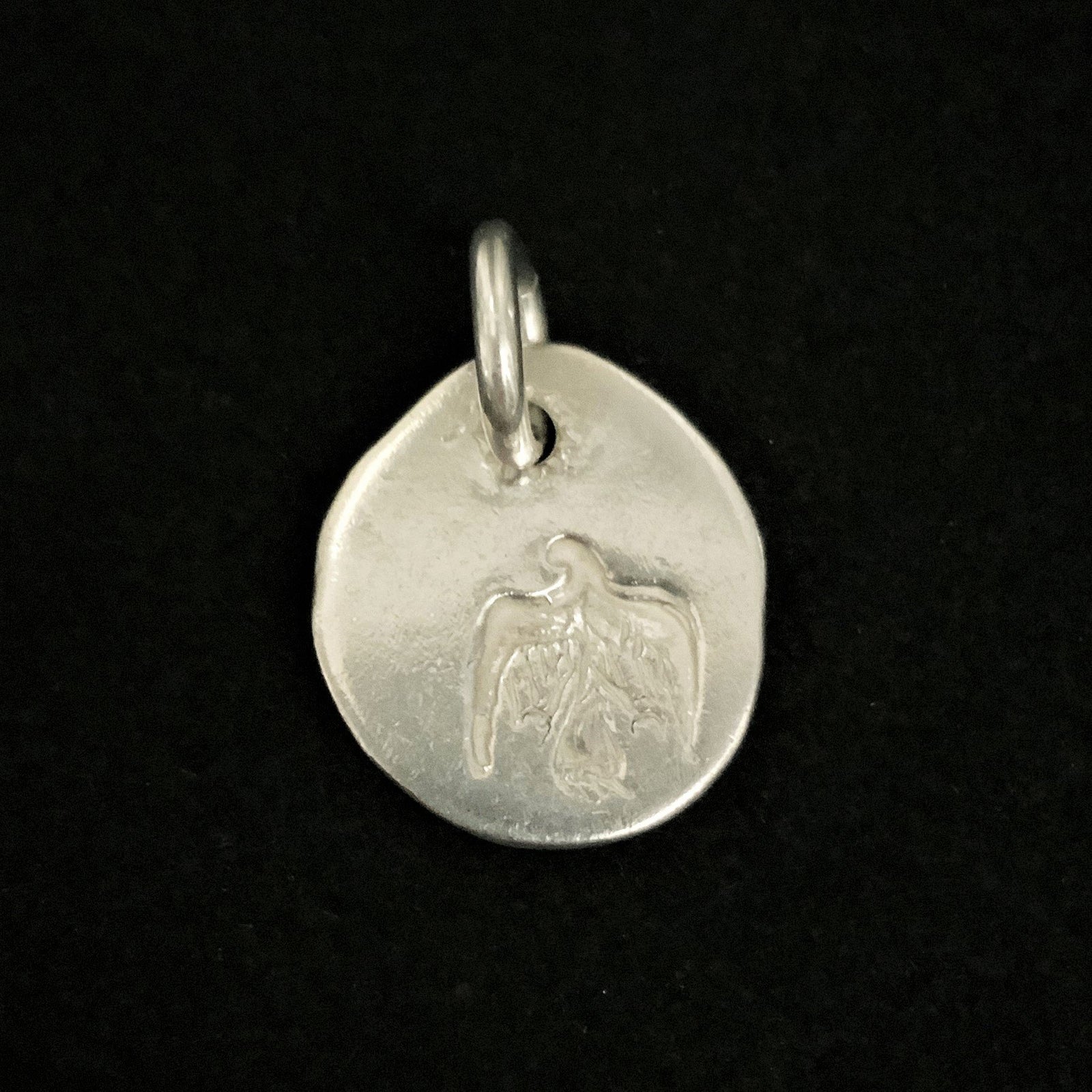 Silver Sun Metal Pendant - Large | Goro&#39;s Feather Authorized Dealer