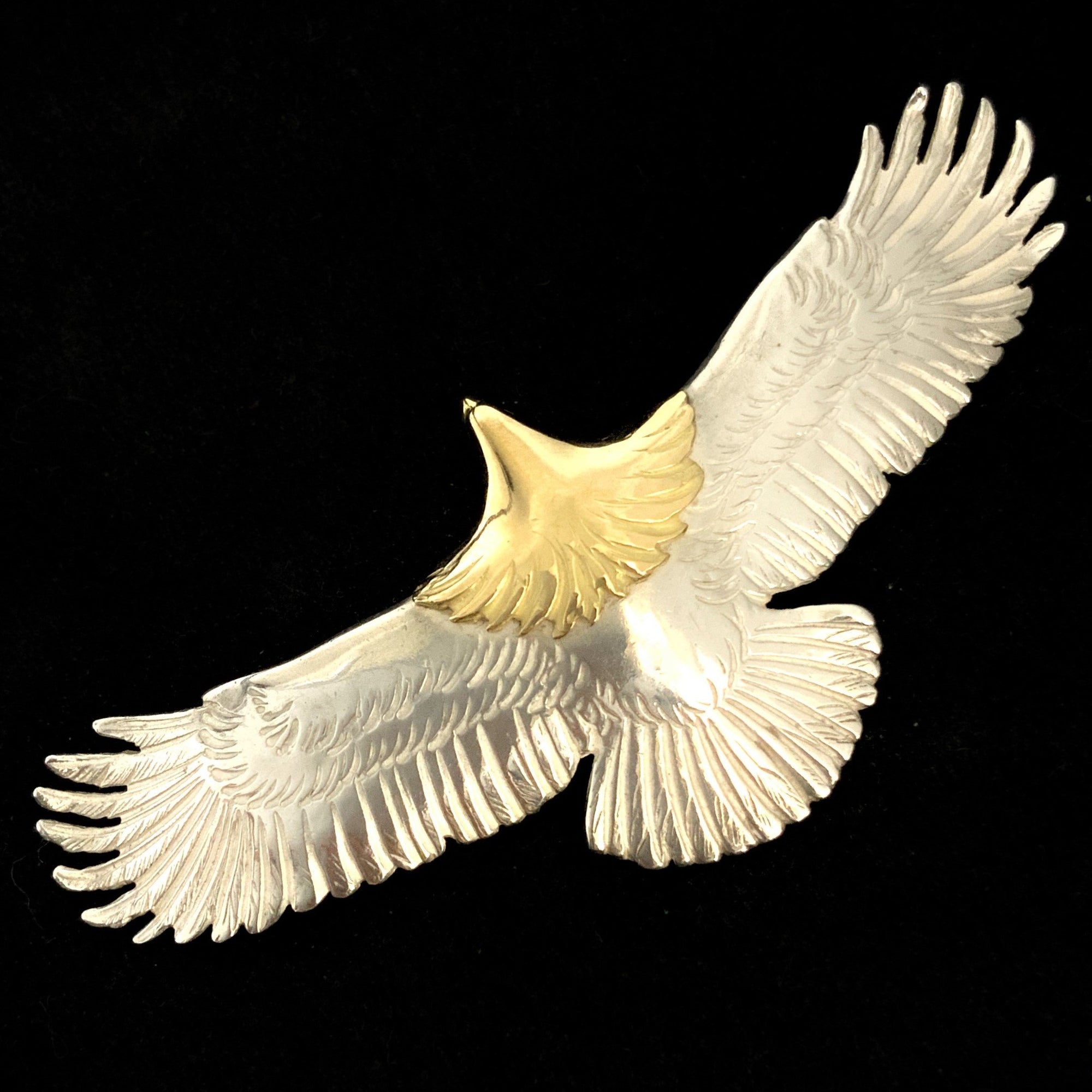 Goro's Gold Eagle Pendants - Native Feather | 日本のGoro's専門店