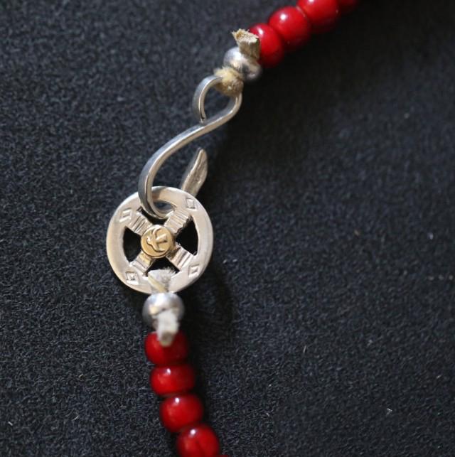 Silver Feather and Red Beads Setup | Goro&#39;s Jewelry Authorized Dealer