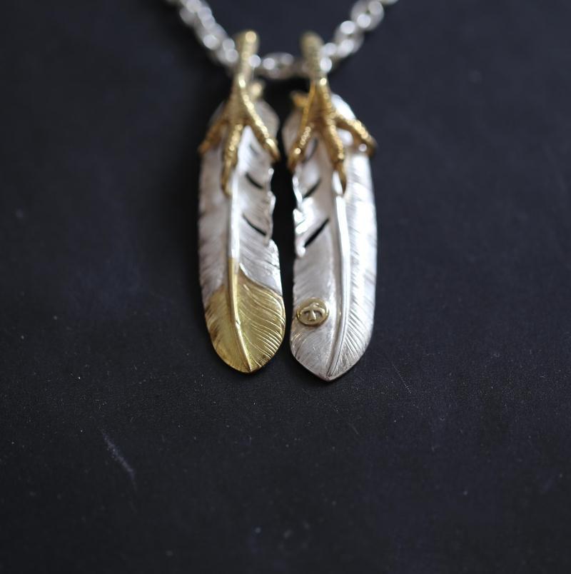 Double Feather with Gold Claw Setup | Goros Feather Authorized Dealer