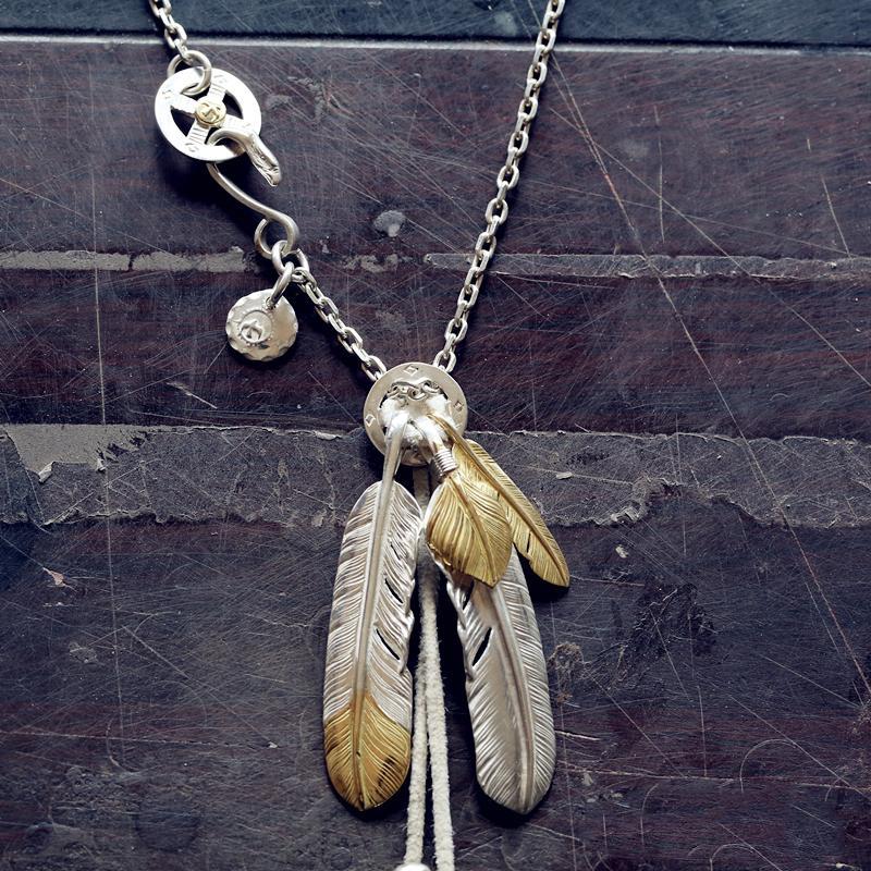 Gold Top Gold Tip Feather and Gold Feather Setup | Goro&#39;s Native Feather Authorized Dealer