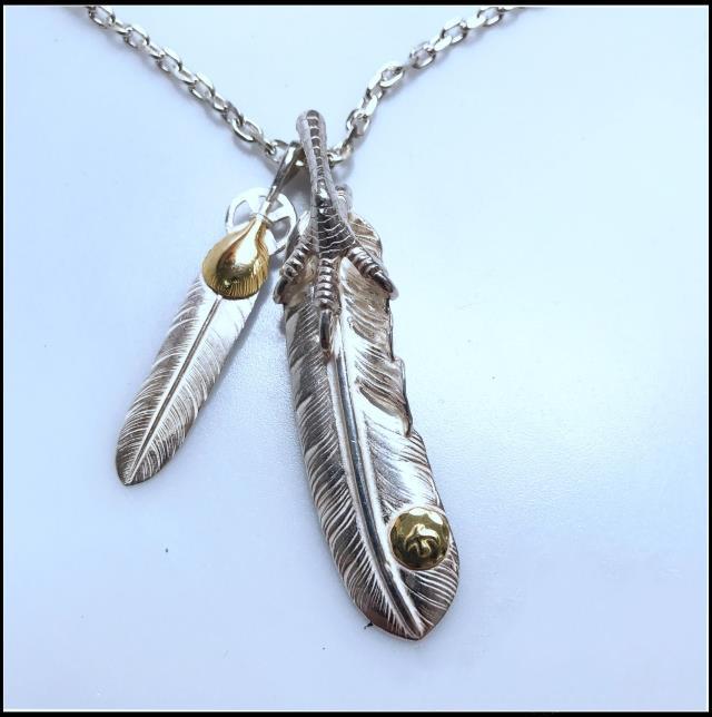 Heart Wheel Feather and Feather with Silver Claw Setup | Goros Feather Authorized Dealer