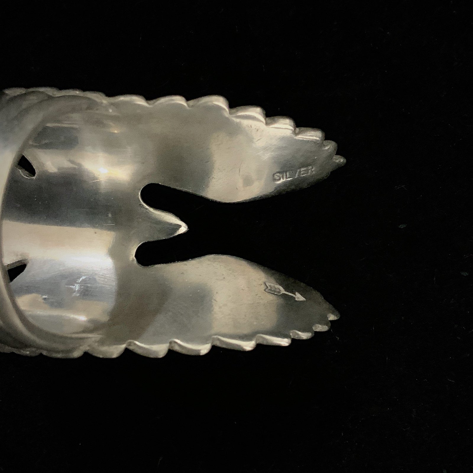 Turquoise Eagle Ring - Silver and Blue | Goro&#39;s Native Feather Authorized Dealer 