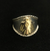 Rope Cornered Ring with Eagle - Silver and Gold | Goro&#39;s Native Feather Authorized Dealer