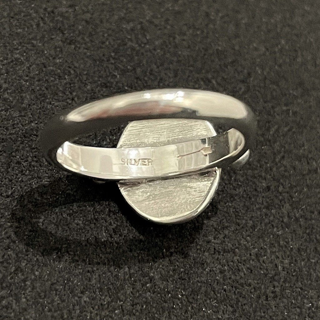 Silver Rope Turquoise Ring | Goro&#39;s Jewelry Authorized Dealer