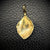 Gold Heart Pendant - Facing Left | Goros Feather Authorized Dealer
