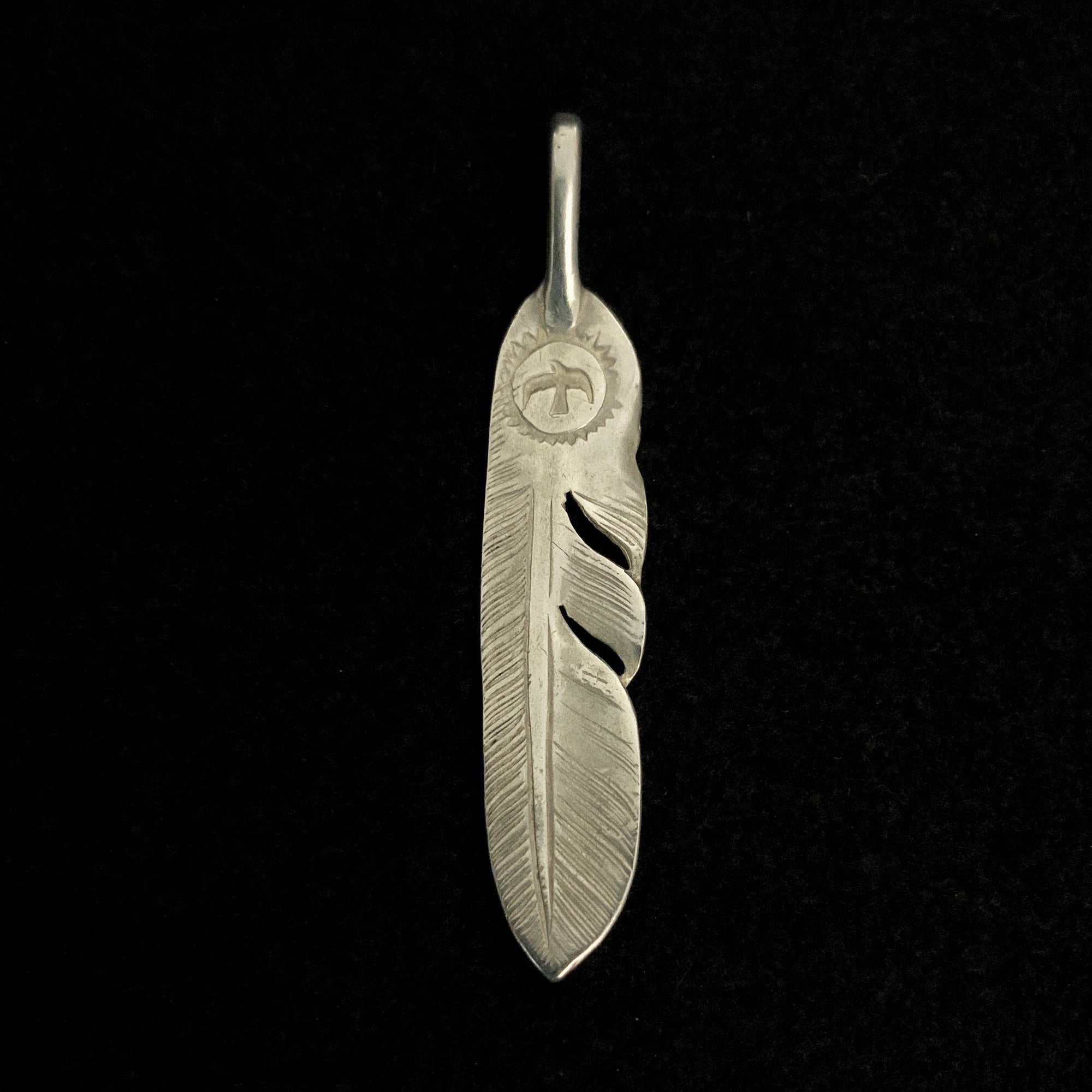 Silver Feather-Facing Right  | Goro&#39;s Authorized Dealer